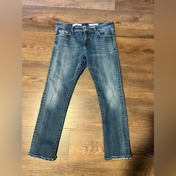 Pilcro and the Letterpress Parallel Jean Distressed Size 32 - Picture 1 of 6
